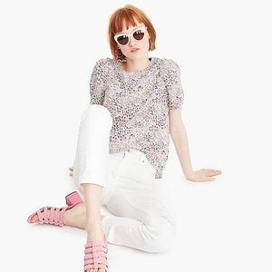 J. Crew Liberty Print Top